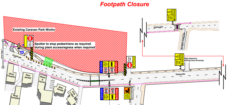 Scarness footpath closure 2